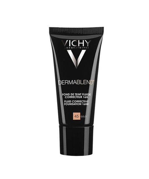 VICHY DERMABLEND FOND DE TEINT FLUIDE CORRECTEUR 45 GOLD 30 ML