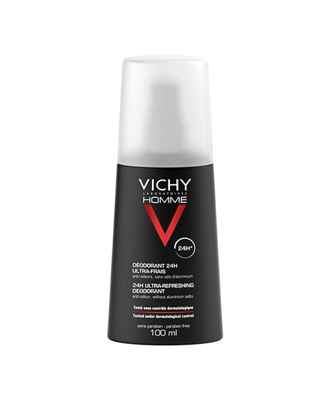 VICHY HOMME DÉODORANT VAPORISATEUR ULTRA-FRAIS 100 ML