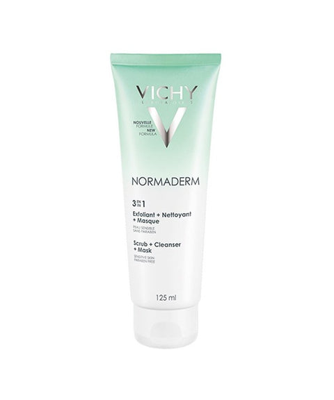 VICHY NORMADERM 3 EN 1 EXFOLIANT + NETTOYANT + MASQUE 125 ML