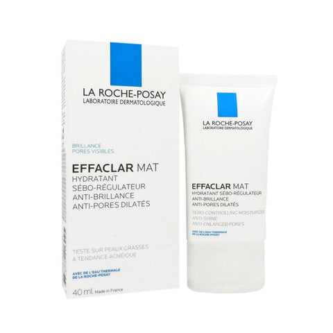 لاروش بوزيه Effaclar Mat Hydratant Sébo-Régulateur Peau Grasse Et Sensible | 40 مل